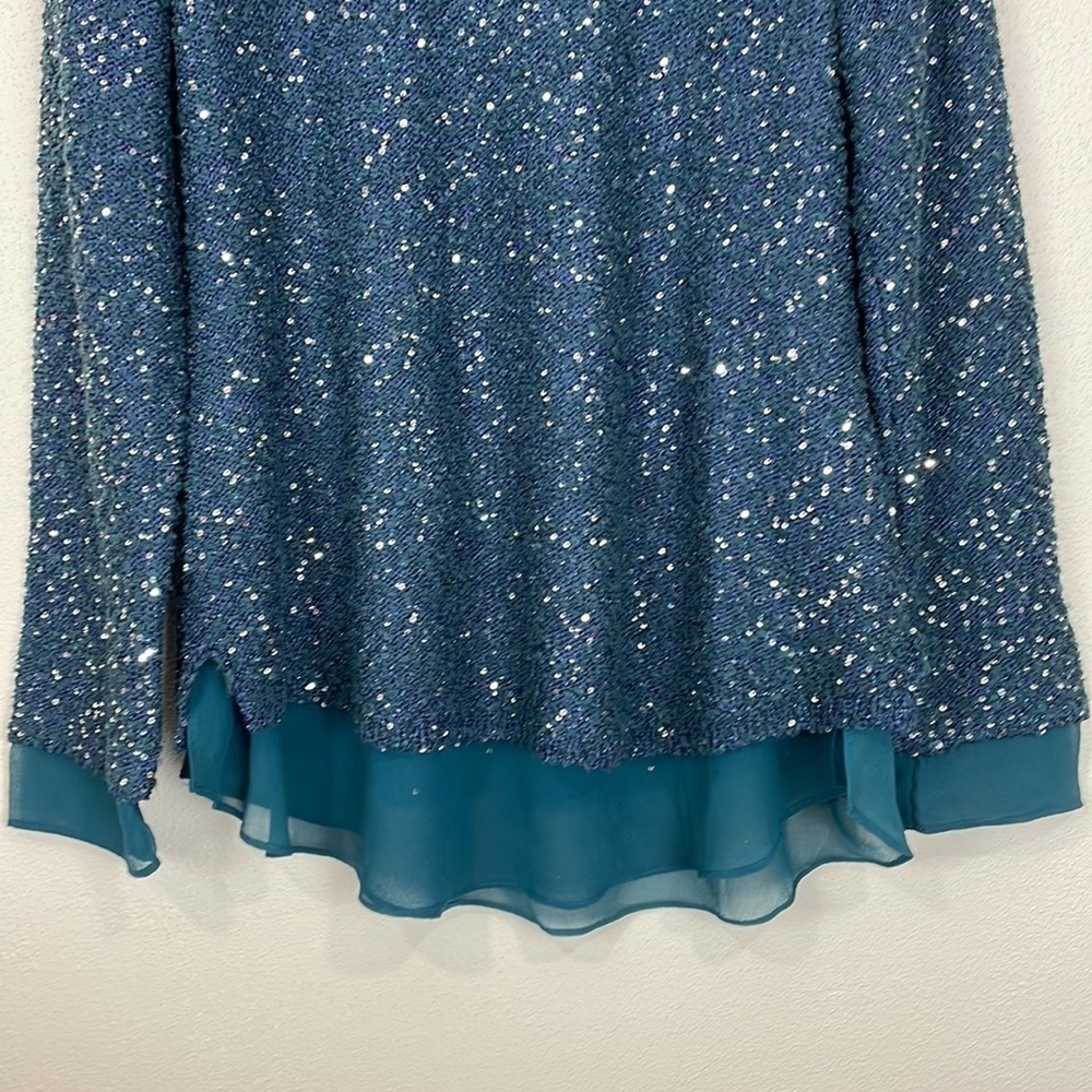 Soft Surroundings Knit Sequin Sweater - Picture 3 of 11